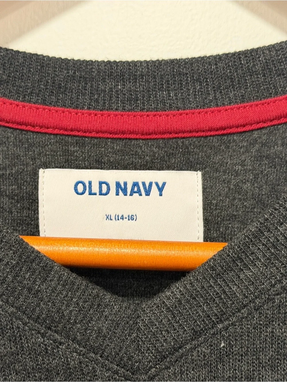 Old Navy Boys Charcoal V-Neck Sweater